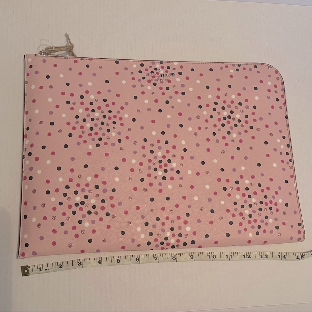 Pink Polka Dot Laptop Sleeve